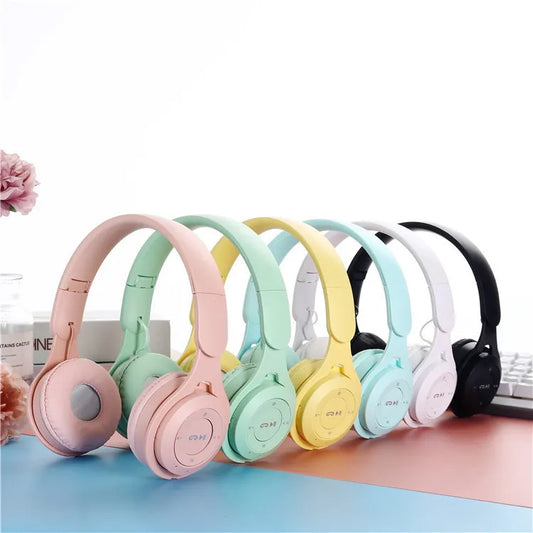 Auriculares Macaron para adolescentes.