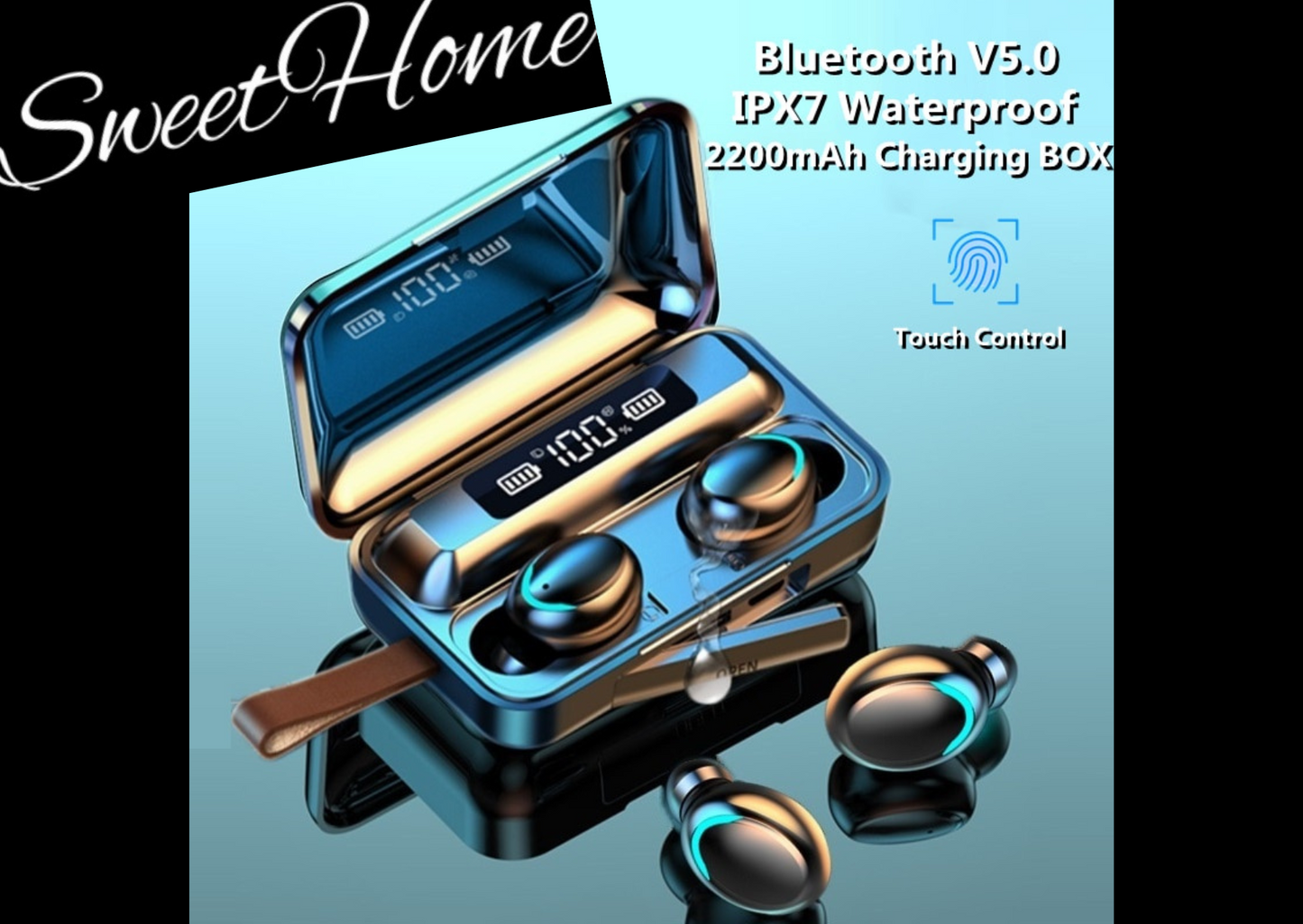 Auriculares Sweet Home 9D TWS con Bluetooth 5.0