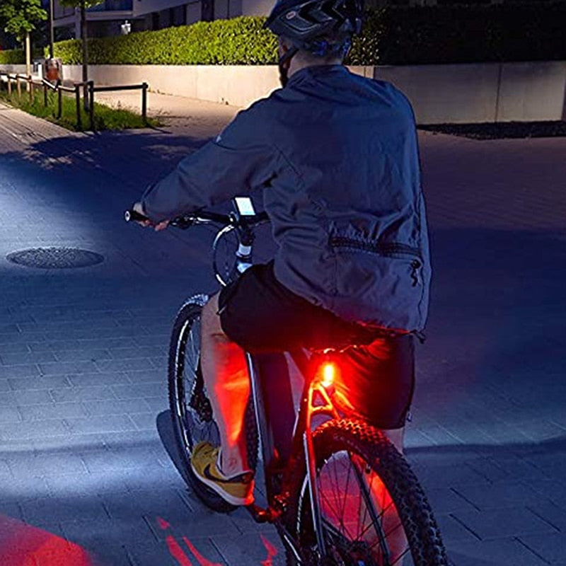 Luz LED para bicicleta.