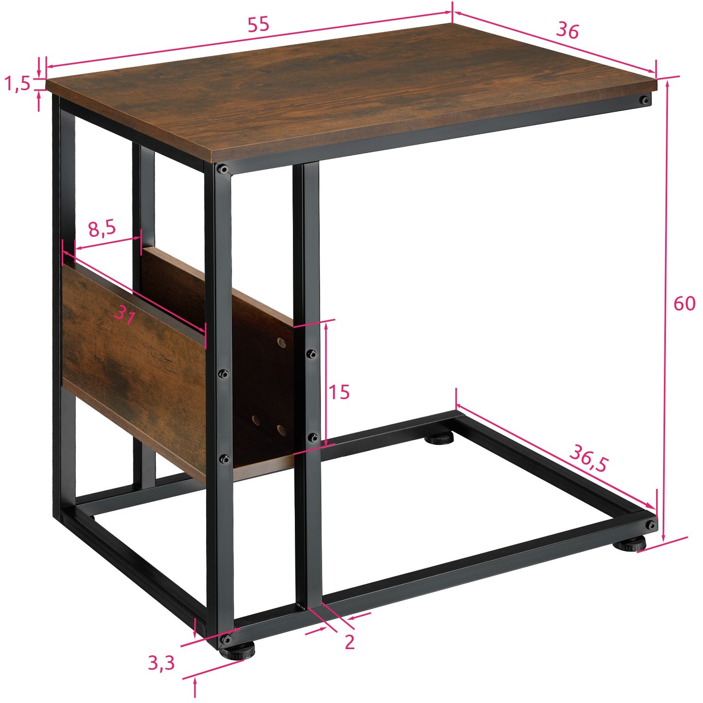 Mesa auxiliar.