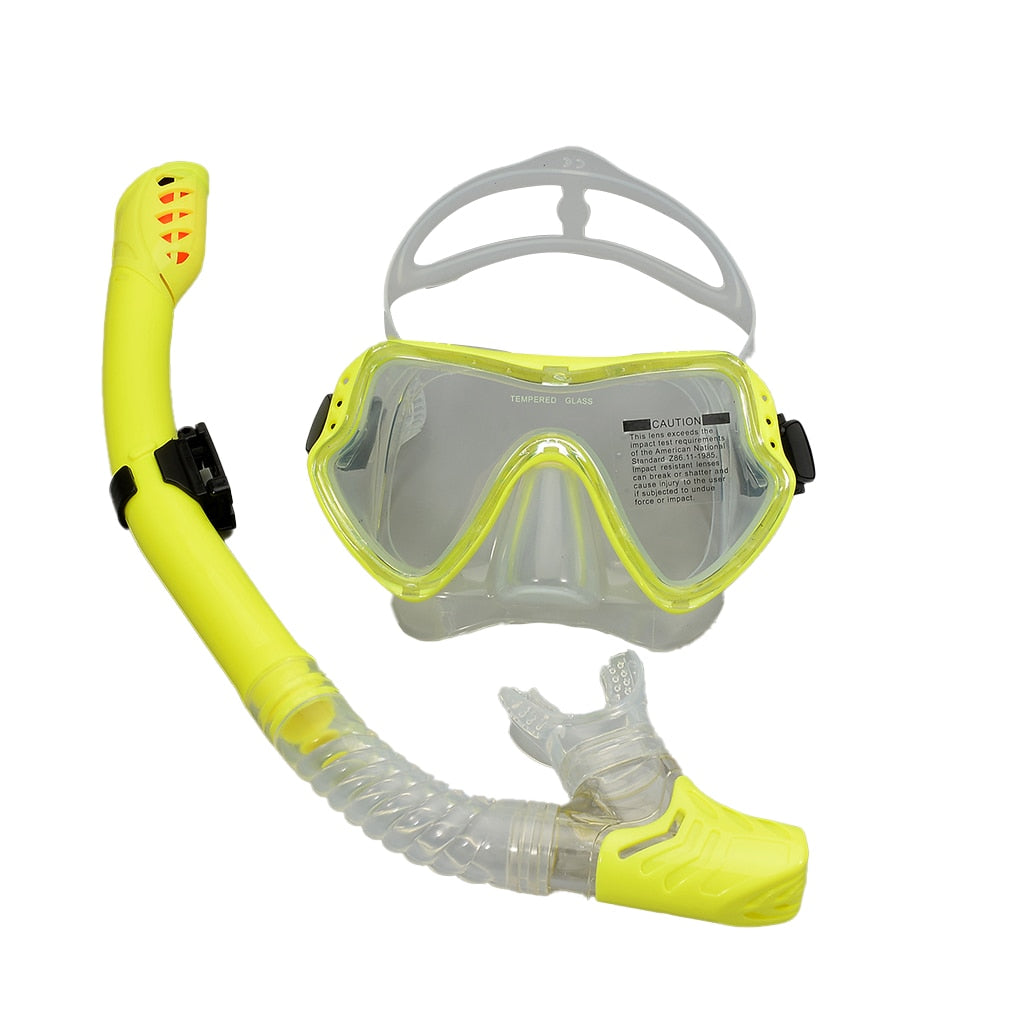 Gafas de buceo snorkel.